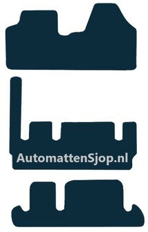 Naaldvilt antraciet automatten Fiat Scudo (270) Personen Uitvoering | 2007-2011