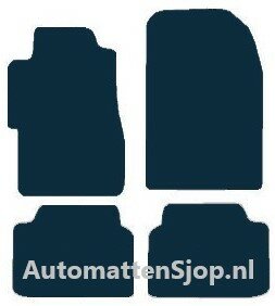 Naaldvilt antraciet automatten Honda Civic Coupe | 2001-2005