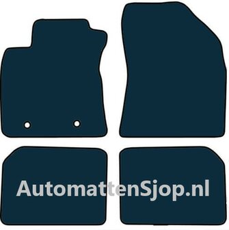 Luxe velours zwart automatten Toyota Avensis (T27) (facelift) | 2012-2019