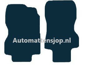 Luxe velours zwart automatten Ford Transit Stoel-Stoel | 1994-2000