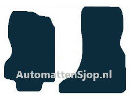 Luxe velours zwart automatten Ford Transit Stoel-Bank | 1994-2000