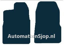 Naaldvilt zwart automatten Ford Transit Custom Voormatten 2 delige set | 2012-2016