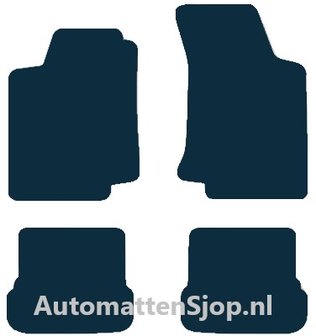 Naaldvilt zwart automatten VW Golf 3 Cabrio | 1993-1998