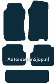 Naaldvilt zwart automatten Nissan Patrol Y60 Lang | 1988-1998