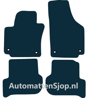 Naaldvilt antraciet automatten VW Golf 6 Plus | 2009-2014