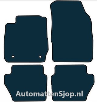 Luxe velours donkerblauw automatten Ford Fiesta VI | 2011-2012