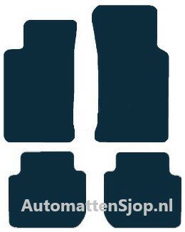 Luxe velours donkerblauw automatten Ford Sierra | 1982-1987