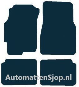 Luxe velours donkerblauw automatten Honda Civic VI | 1996-2001