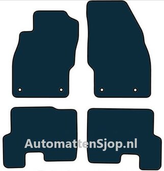 Luxe velours donkerblauw automatten Opel Corsa E | 2014-2019