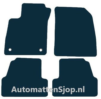 Luxe velours donkerblauw automatten Opel Mokka | 2012-2016