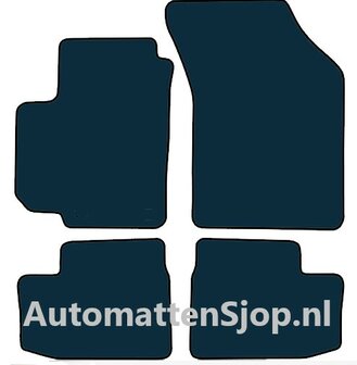 Luxe velours donkerblauw automatten Suzuki Swift | 2005-2010