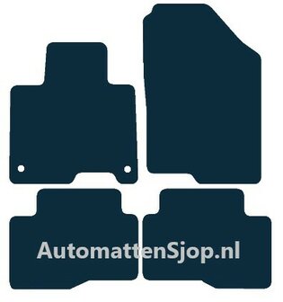 Luxe velours donkerblauw automatten Kia Sportage Hybrid HEV - PHEV | 2022-heden