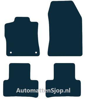 Luxe velours donkerblauw automatten Opel Astra L | 2021-heden