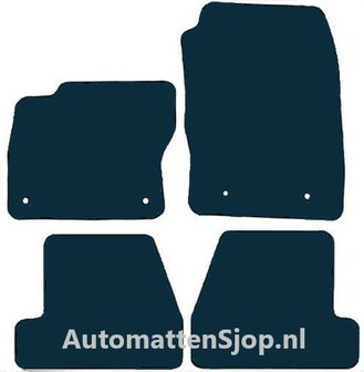 Super luxe velours zwart automatten Ford Focus | 2014-2018