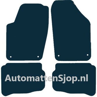 Super luxe velours donkergrijs automatten Seat Ibiza IV (6L) | 2002-2009