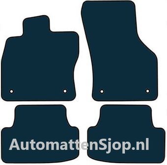 Super luxe velours donkergrijs automatten Seat Leon (5F) | 2013-2020