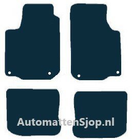 Super luxe velours donkergrijs automatten Seat Toledo II (1M) | 1999-2004