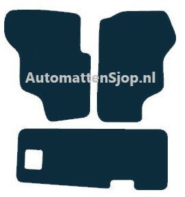 Luxe velours donkergrijs automatten VW Transporter T3 handgeschakeld | 1979-1990