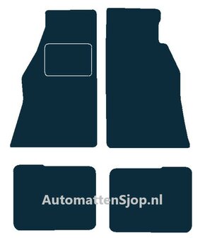 Naaldvilt antraciet automatten Jaguar E-type 2+2 Serie 1.5 | 1966-1971