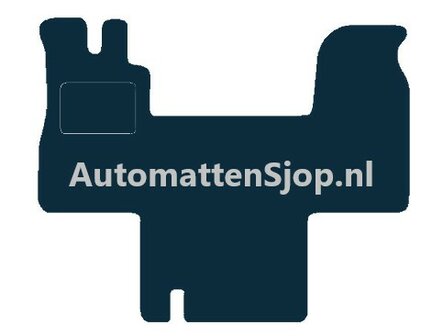 Naaldvilt zwart automatten Renault Master Camper | 2004-2010