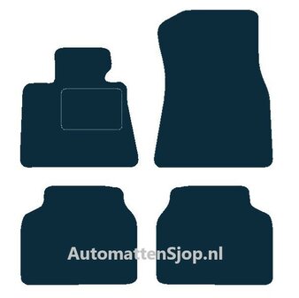 Luxe velours donkerblauw automatten BMW XM (G09) | 2023-heden