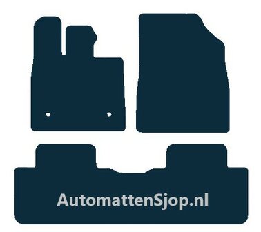 Luxe velours rood automatten BYD Seal U | 2023-heden