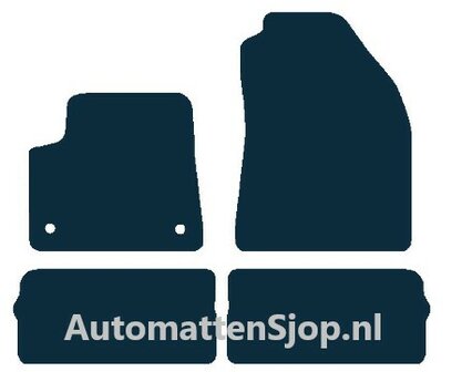 Luxe velours zwart automatten Citroen &euml;-C3 | 2024-heden