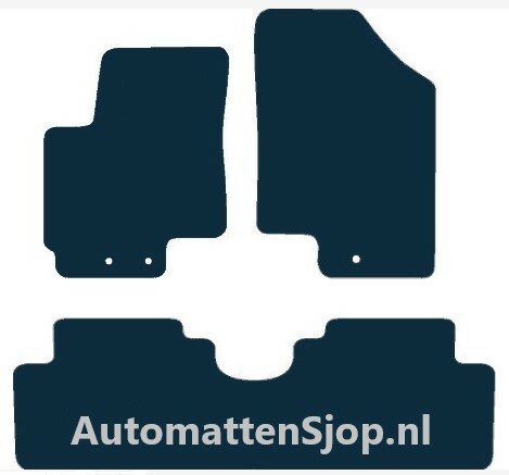 Naaldvilt antraciet automatten Hyundai ix20 | 2015-2019