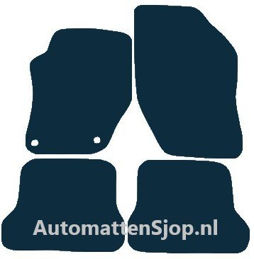 Naaldvilt zwart automatten Peugeot 308 CC | 2009-2015