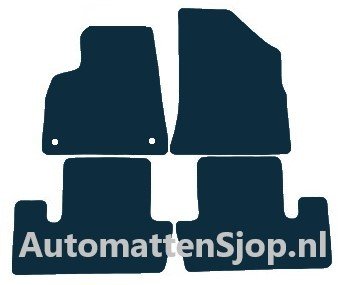 Naaldvilt antraciet automatten Peugeot 5008 | 2009-2017