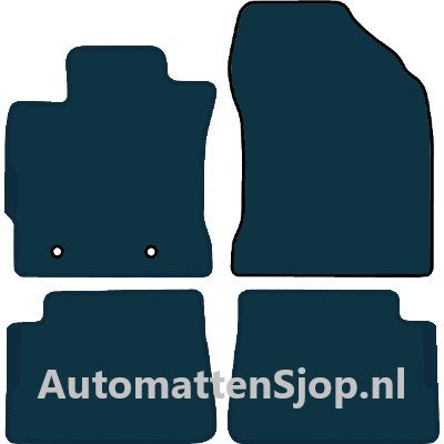 Luxe velours zwart automatten Toyota Auris (E18) | 2013-2019