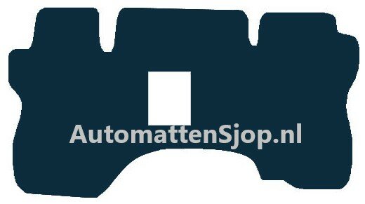 Luxe velours zwart automatten Ford Transit Voormat | 1994-2000