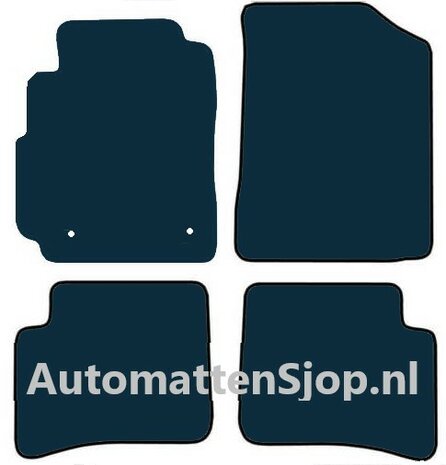 Naaldvilt antraciet automatten Toyota Yaris (P1) | 2003-2005