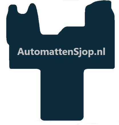 Naaldvilt zwart automatten Ford Transit Campermat | 2006-2014