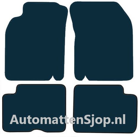 Luxe velours donkerblauw automatten Nissan Almera (N15) | 1995-2000