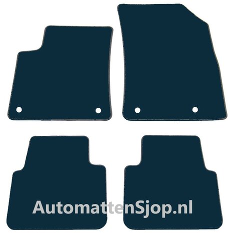 Luxe velours donkerblauw automatten Opel Crossland | 2021-2024