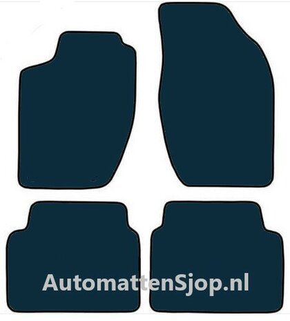 Super luxe velours donkergrijs automatten Fiat Croma (154) | 1986-1996