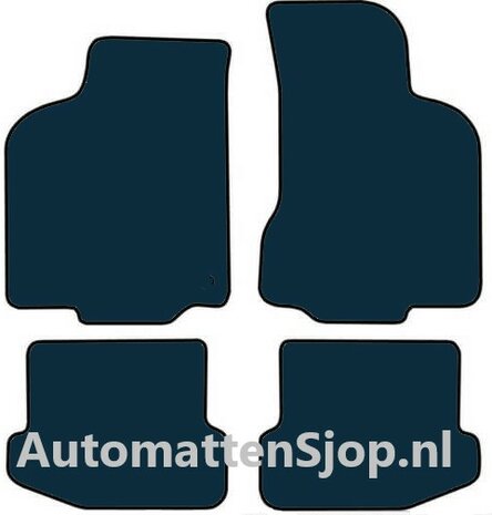 Super luxe velours donkergrijs automatten Seat Ibiza | 5-deurs | 1999-2002