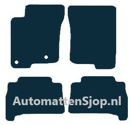 Super luxe velours donkergrijs automatten Toyota Land Cruiser 150 (J15) 5-deurs | 2010-heden