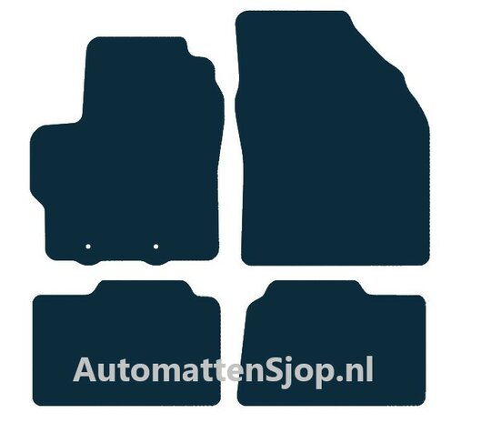 Luxe velours donkerblauw automatten Toyota Aygo X | 2022-heden