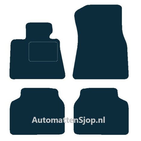 Luxe velours donkerblauw automatten BMW XM (G09) | 2023-heden