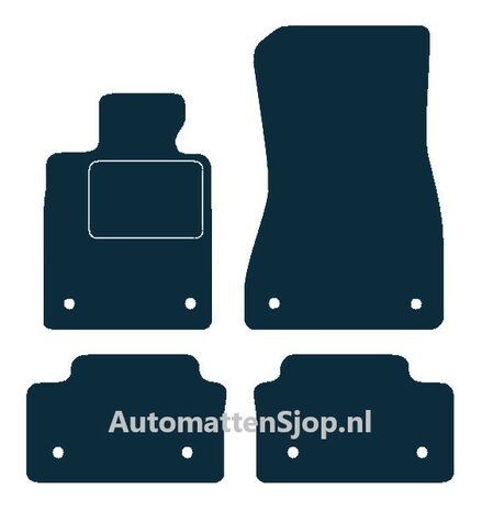 Naaldvilt antraciet automatten BMW 5-Serie G60 | 2023-2024