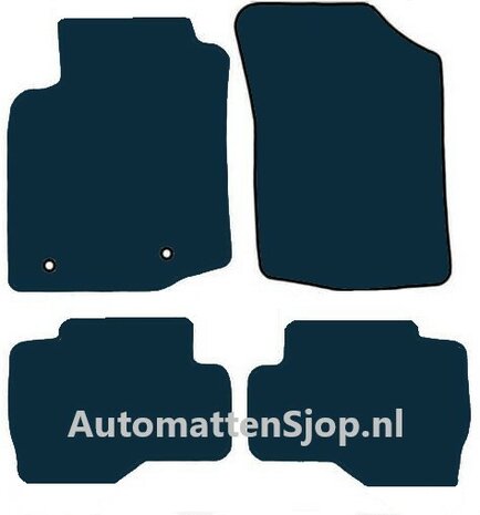 Naaldvilt antraciet automatten Peugeot 108 | 2014-2021