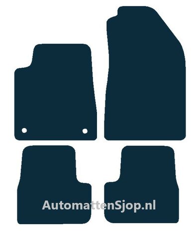 Naaldvilt zwart automatten Citroen C3 | 2024-heden